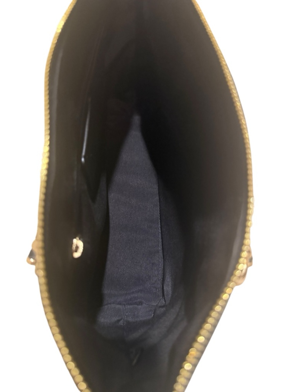 Coach Black Pebbled Leather Mini Kelsey Satchel Crossbody Bag Gold Tone Zip Top - Picture 10 of 16